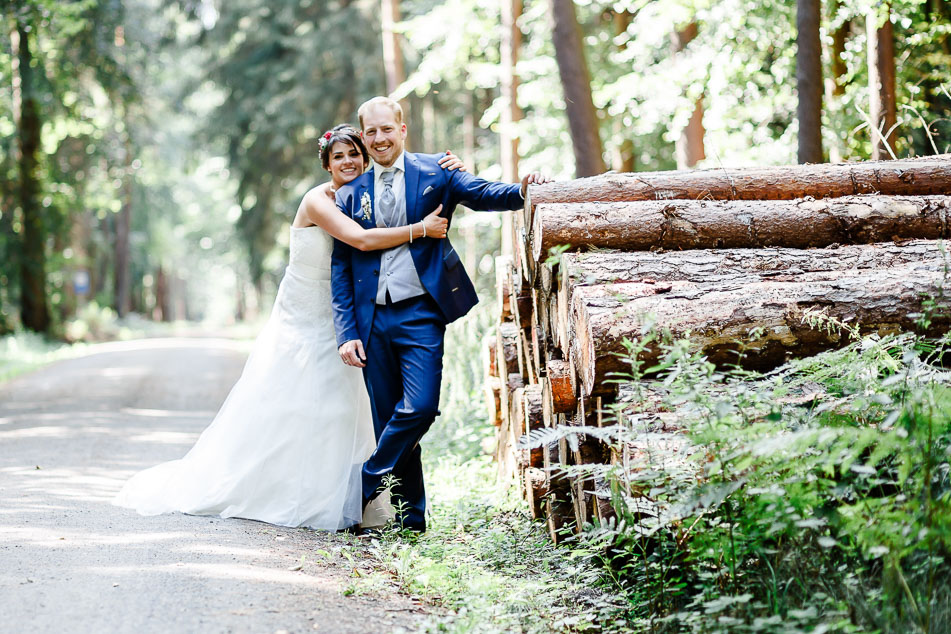 Hochzeitsfotograf emotional Bilder Wald